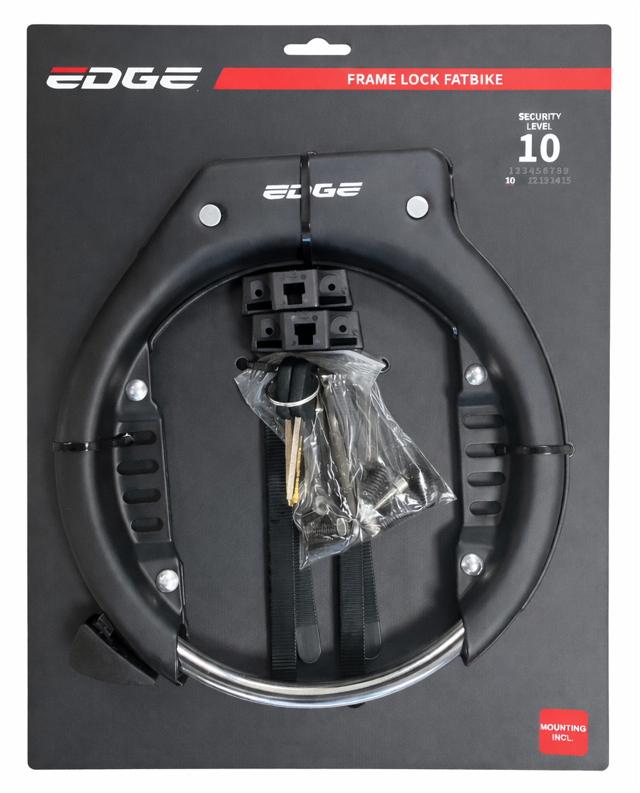 Edge Fatbike ringslot - zwart