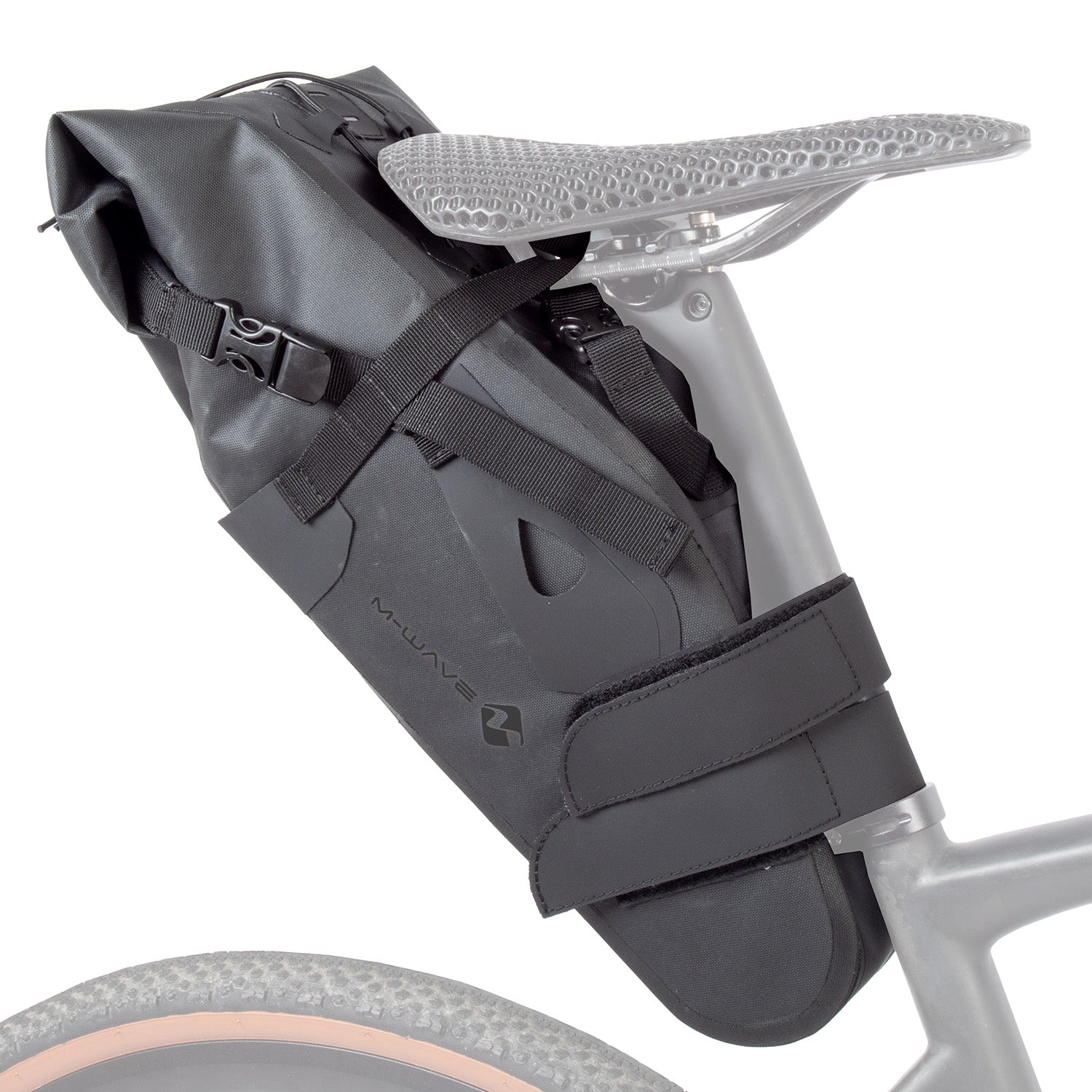 Zadeltas M-Wave Rough Ride II - zwart - 12 liter (L)
