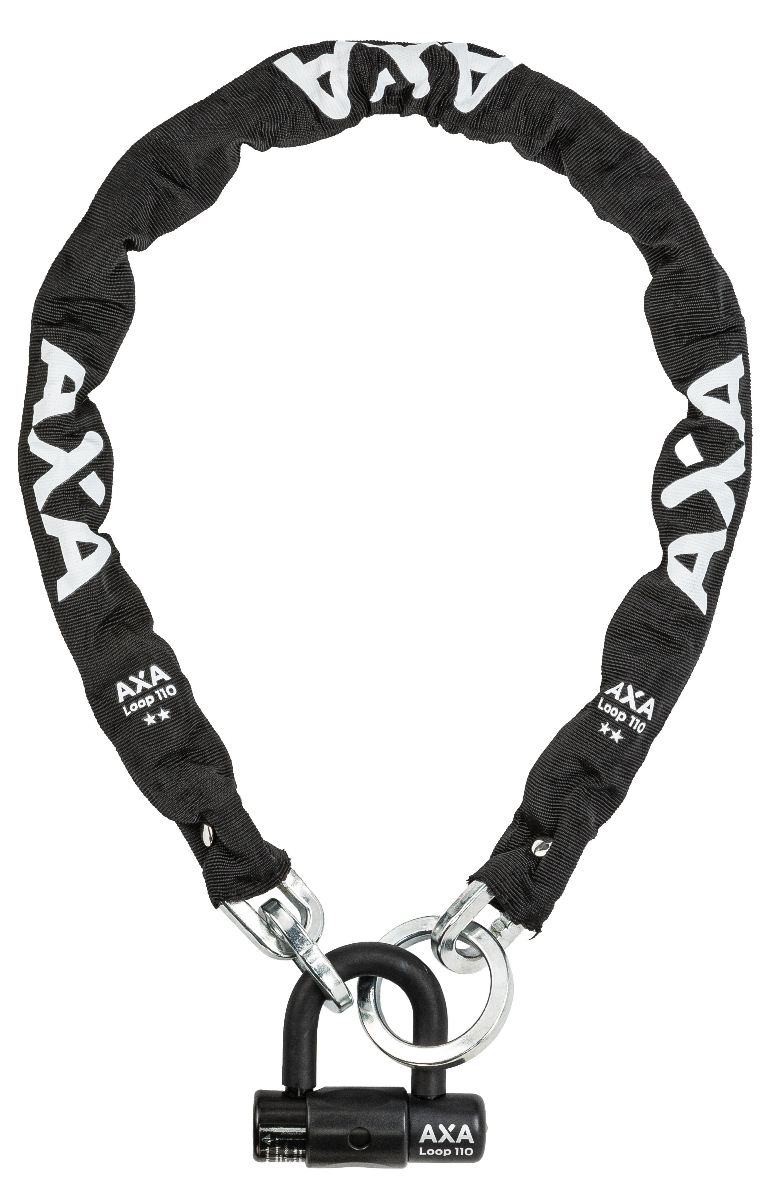Kettingslot Axa Loop 110 - zwart