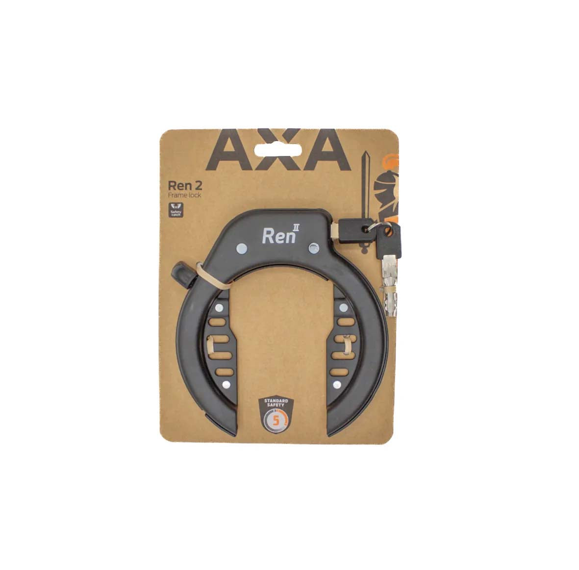 Ringslot Axa Ren 2 - zwart