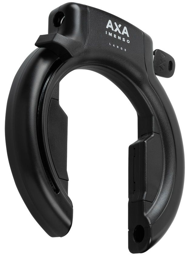 Ringslot Axa Imenso Large Retractable - zwart