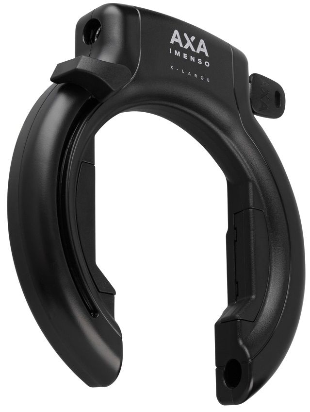 Ringslot Axa Imenso X Large Retractable - zwart