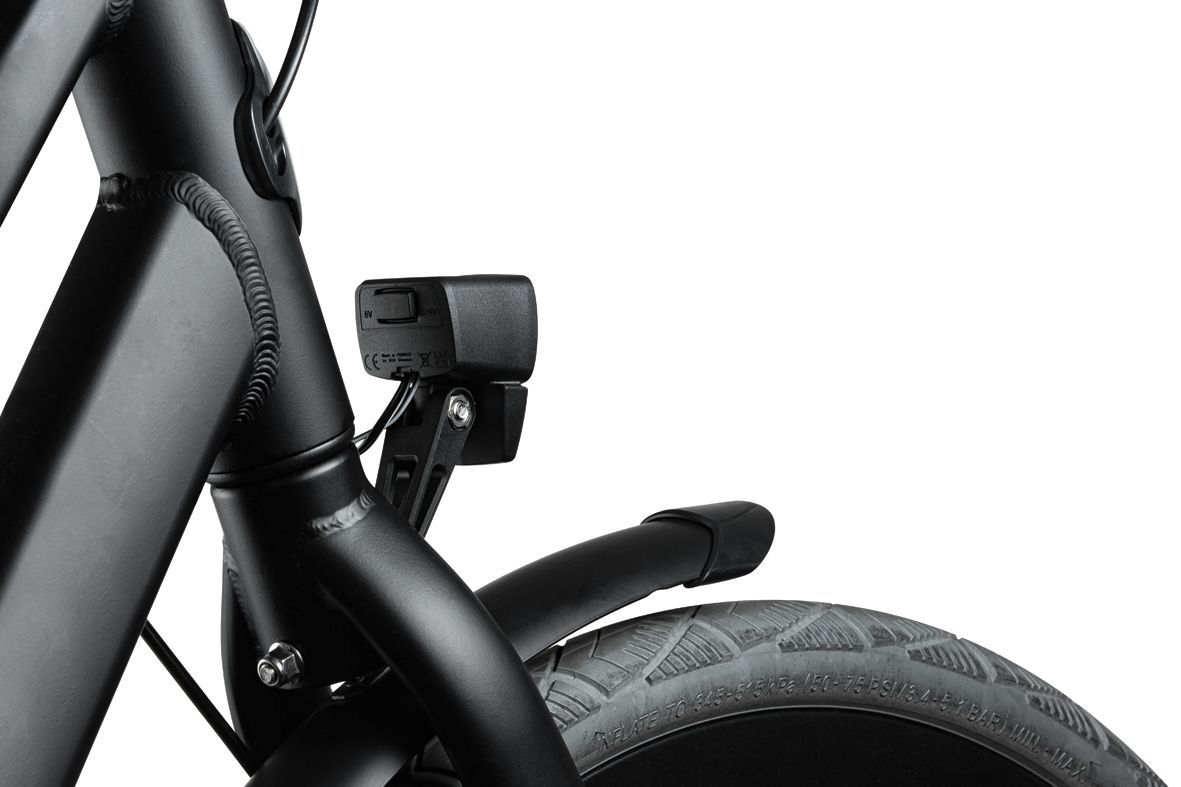 Koplamp Axa NXT 45 Steady - zwart