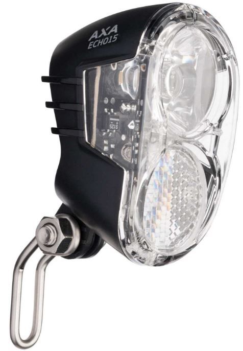 Koplamp Axa Echo15 switch - zwart