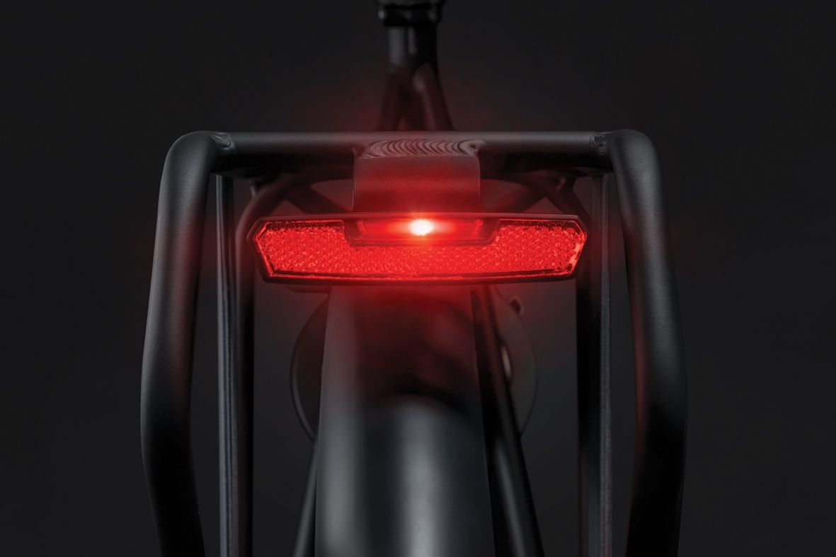 Dragerachterlicht Axa Juno E-Bike 6-12 Volt 50 mm - rood