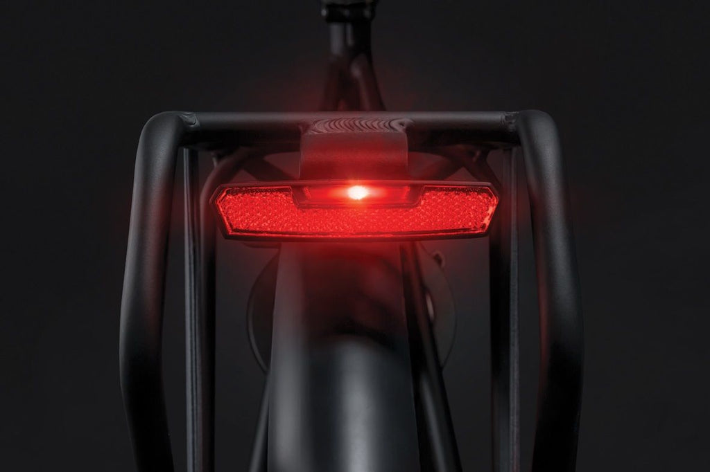 Dragerachterlicht Axa Juno E-Bike 6-12 Volt  80 mm - rood