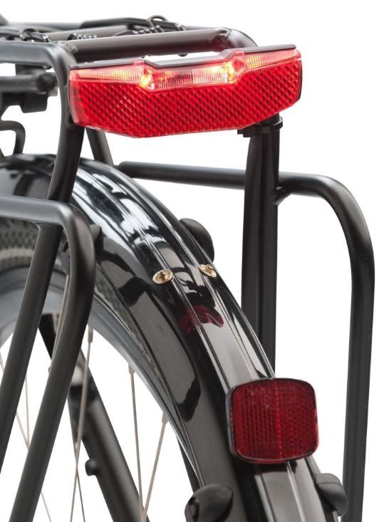 Dragerachterlicht Axa Blueline Steady E 6-12V 50 mm- rood