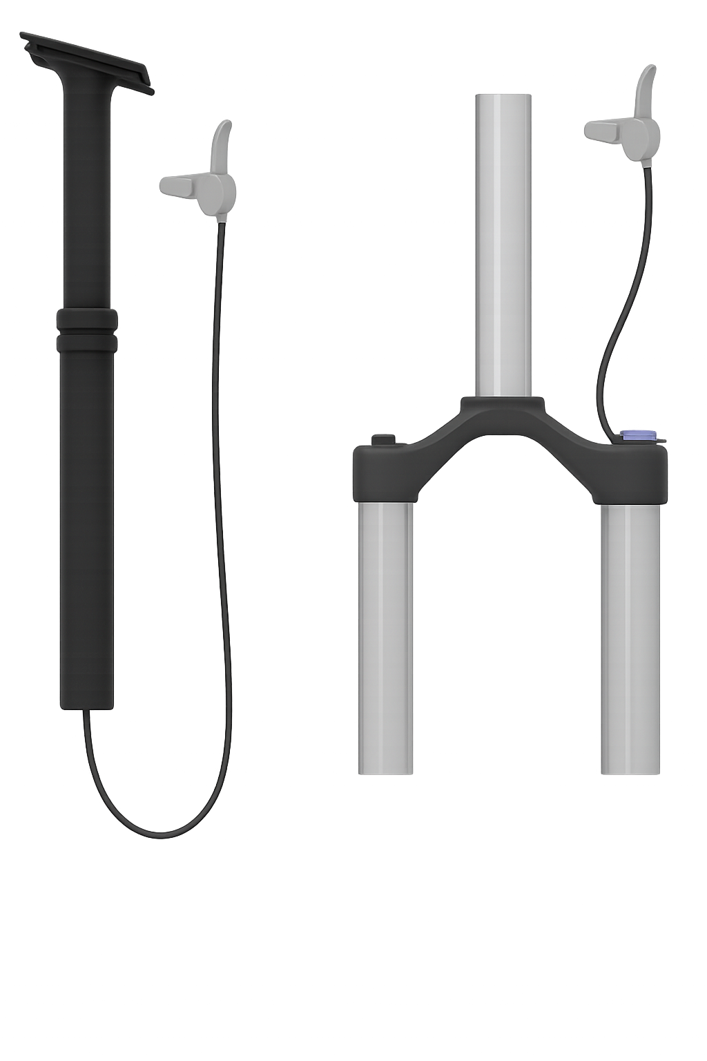 Kabelset Elvedes voor dropper zadelpen / remote lock-out (exclusief remote)