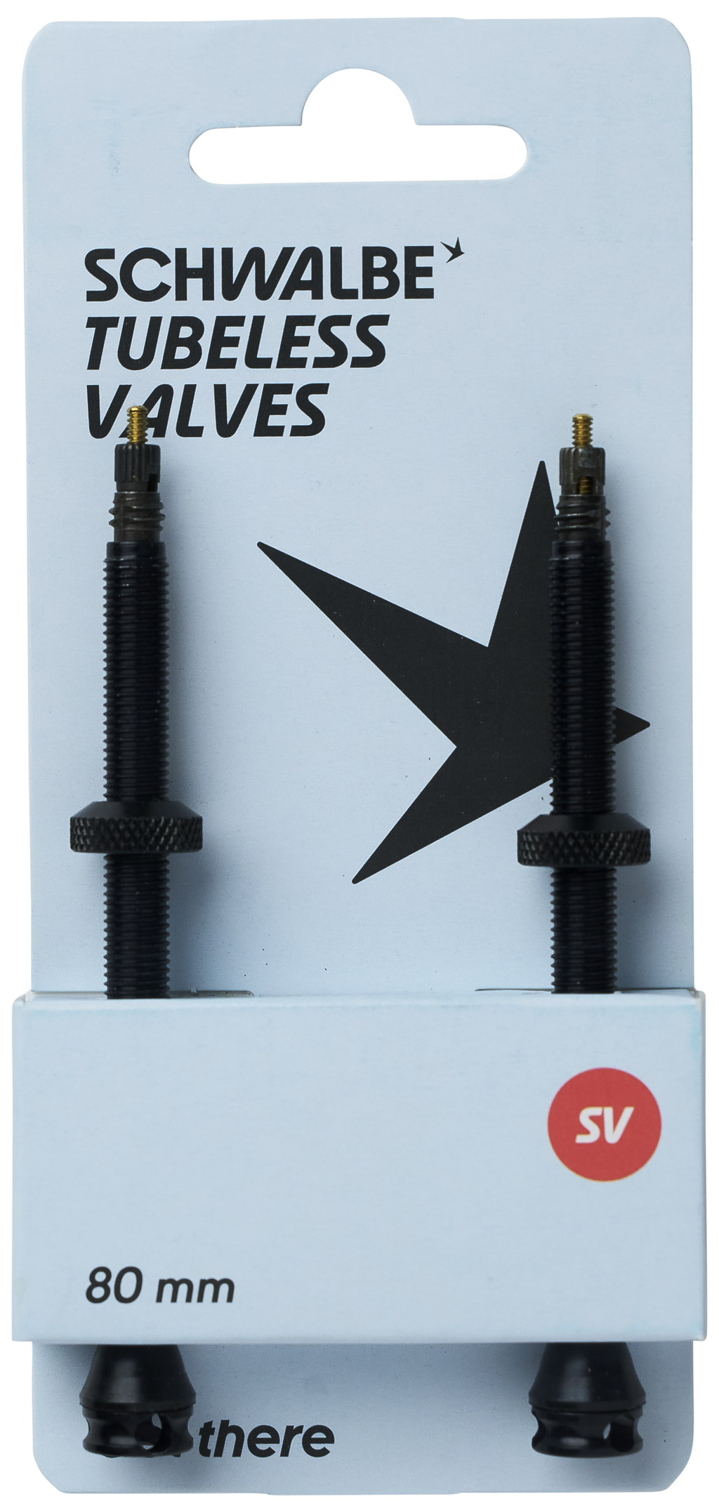 Ventielset Schwalbe Tubeless 80mm