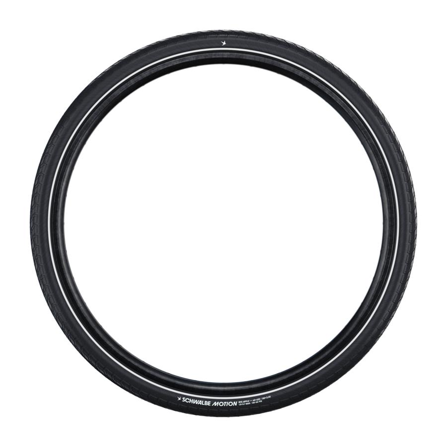 Buitenband Schwalbe Motion Big Apple  20 x 2.156 / 55-406 - zwart