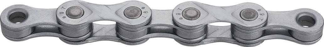 Ketting 9 Speed KMC E9 EPT - donker zilver- werkplaatsrol 50 meter