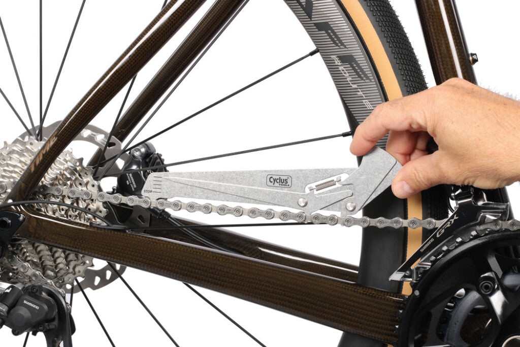 Kettingslijtagemeter Cyclus alle kettingen incl. SRAM flattop - zilver