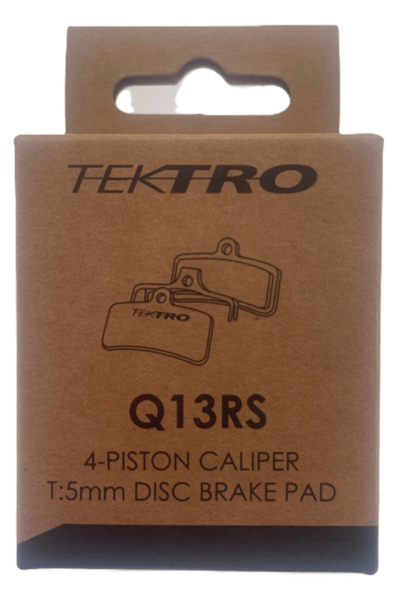Schijfremblokset Tektro Q13Rs - 5mm - 4 zuiger - Metalic Ceramic Resin