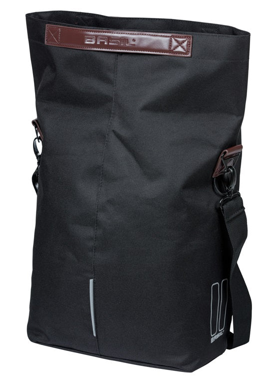Fietsshopper Basil City MIK Hooks 14-16L 13 x 29 x 31 cm  - zwart