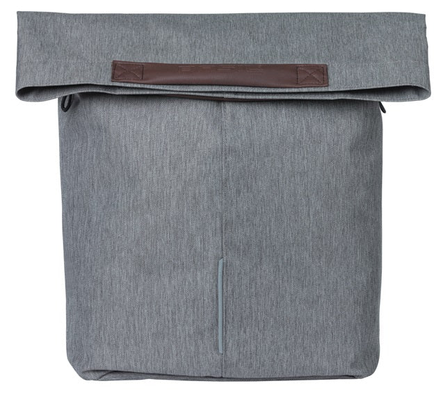 Fietsshopper Basil City MIK Hooks  14-16L 13 x 29 x 31 cm - grijs