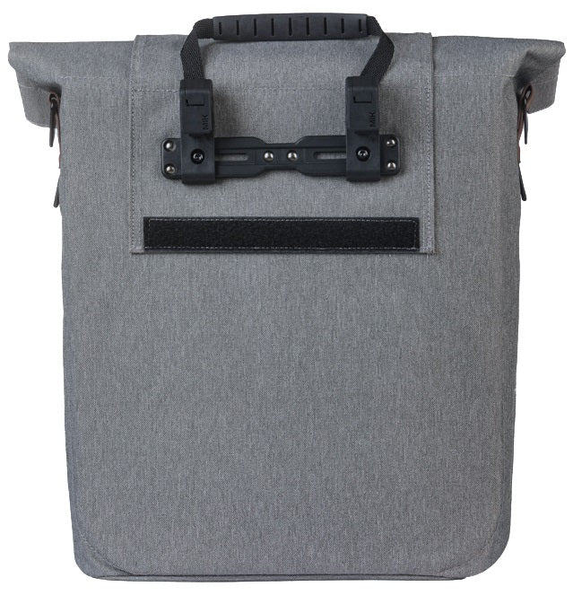 Fietsshopper Basil City MIK Hooks  14-16L 13 x 29 x 31 cm - grijs