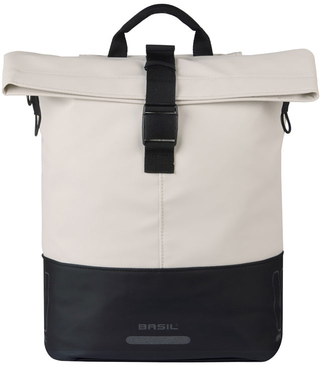 Cove shopper Basil MIK 14-16L 14 x 29 x 36 cm - zwart/wit