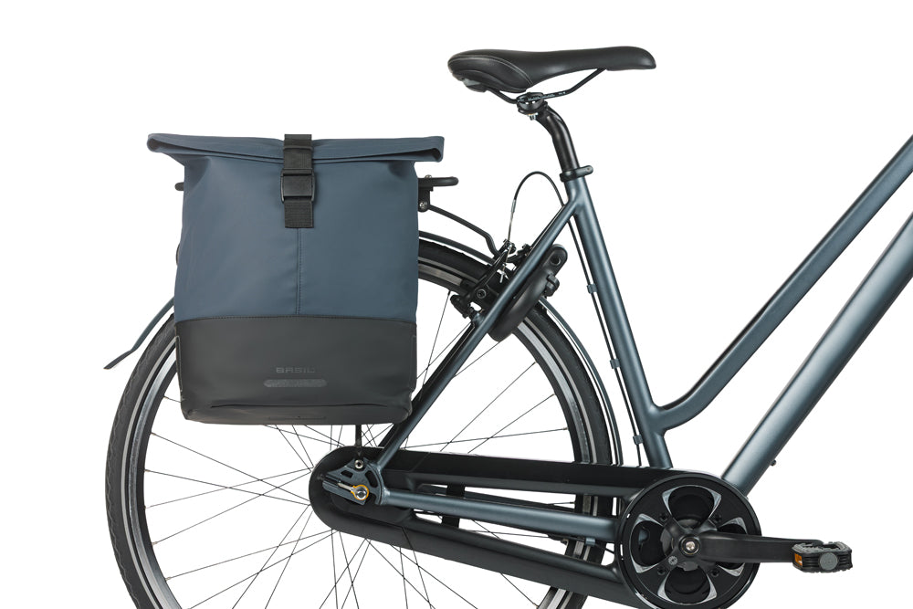 Cove shopper Basil MIK 14-16L 14 x 29 x 36 - blauw/zwart
