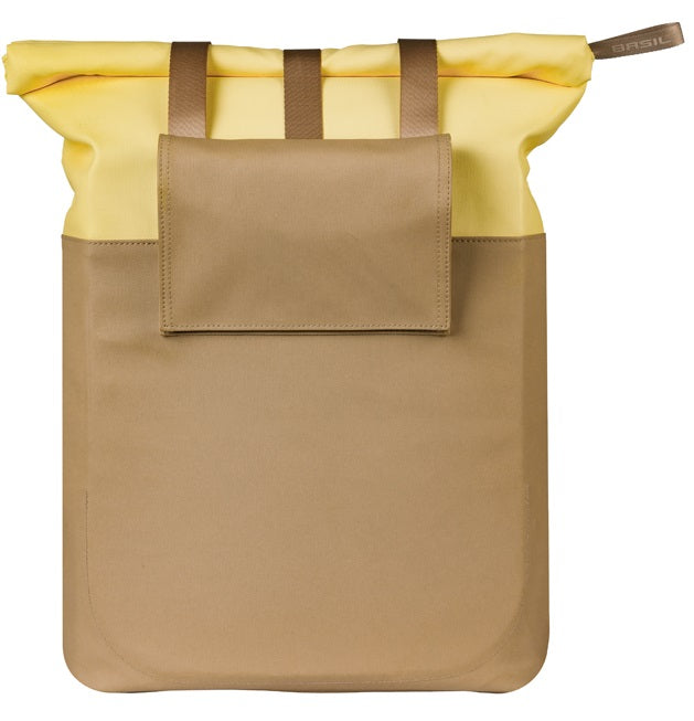 Fietsshopper Basil Vive Mik 15-20L 11 x 29 x 34 cm - zand/geel