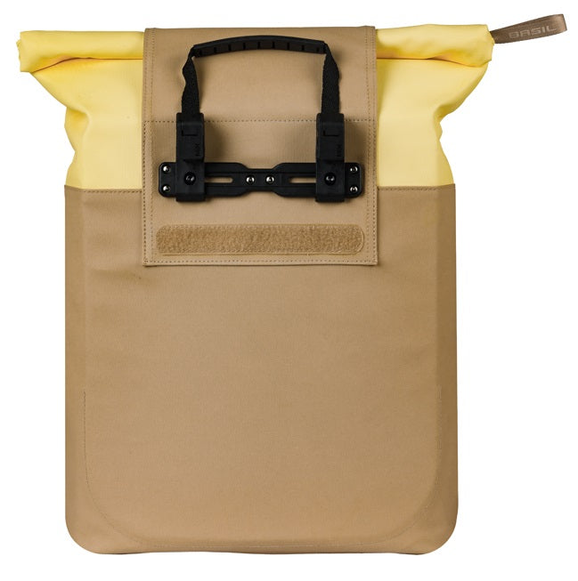 Fietsshopper Basil Vive Mik 15-20L 11 x 29 x 34 cm - zand/geel