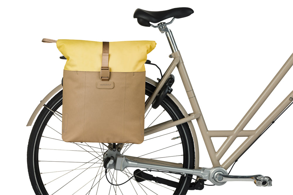 Fietsshopper Basil Vive Mik 15-20L 11 x 29 x 34 cm - zand/geel