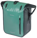 Enkele fietstas Basil Rivo M tarpaulin MIK 12-15L 14 x 25 x 38 cm - groen/zwart