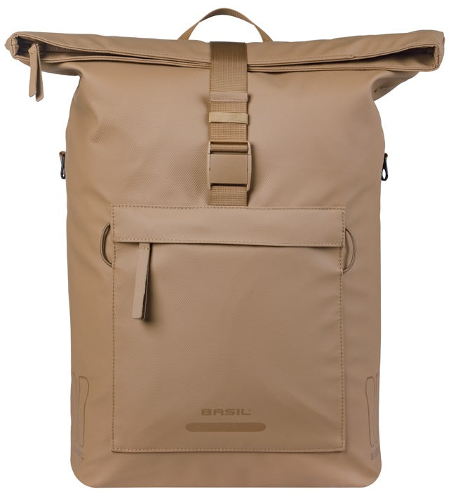 Fietsschoudertas Basil Brooklyn MIK 17L 14 x 32 x 40 cm - zand