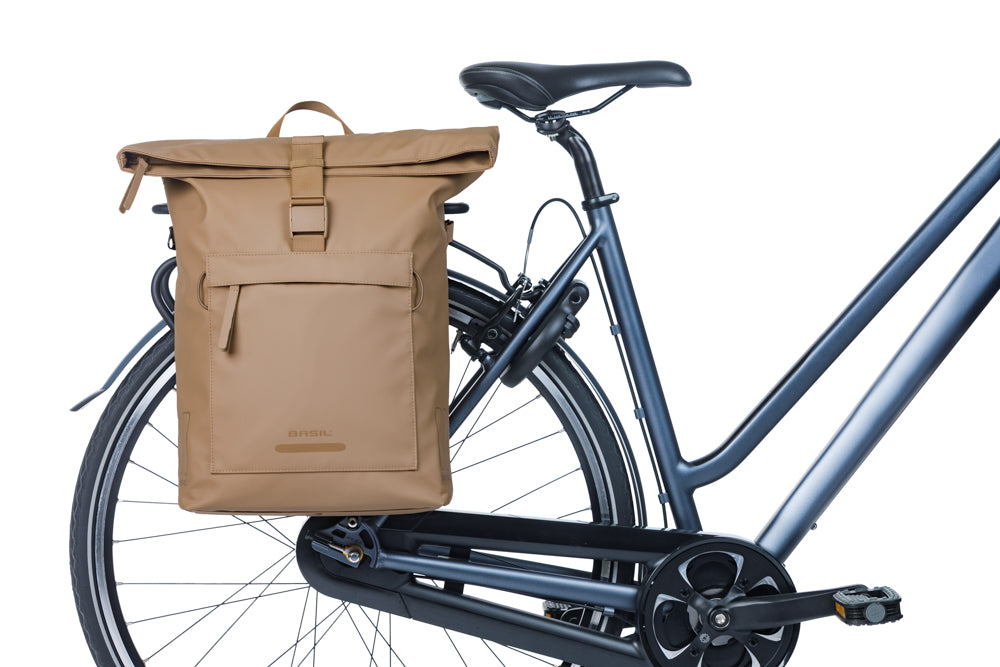 Fietsschoudertas Basil Brooklyn MIK 17L 14 x 32 x 40 cm - zand