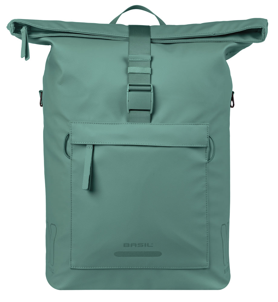 Fietsschoudertas Basil Brooklyn MIK 17L 14 x 32 x 40 cm - groen