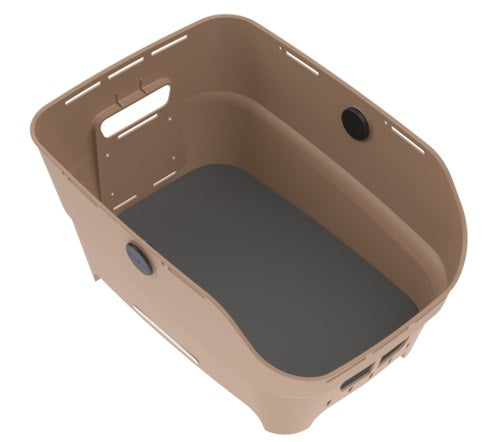 Fietsmand Basil Cento Neo WSL achter 46 x 23 x 14 cm - zand