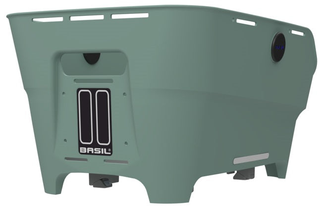 Fietsmand Basil Cento Neo WSL achter 46 x 23 x 14 cm - groen