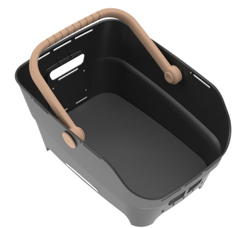 Fietsmand Basil Cento Neo achter 46 x 23 x 14 cm - zwart