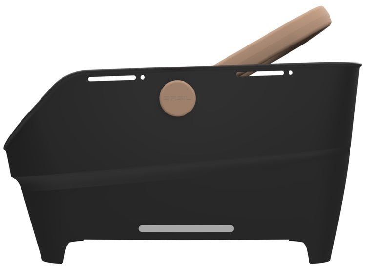 Fietsmand Basil Cento Neo MIK achter 46 x 23 x 14 cm - zwart