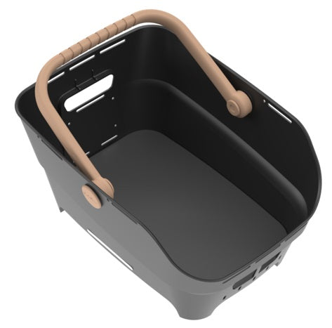 Fietsmand Basil Cento Neo MIK achter 46 x 23 x 14 cm - zwart