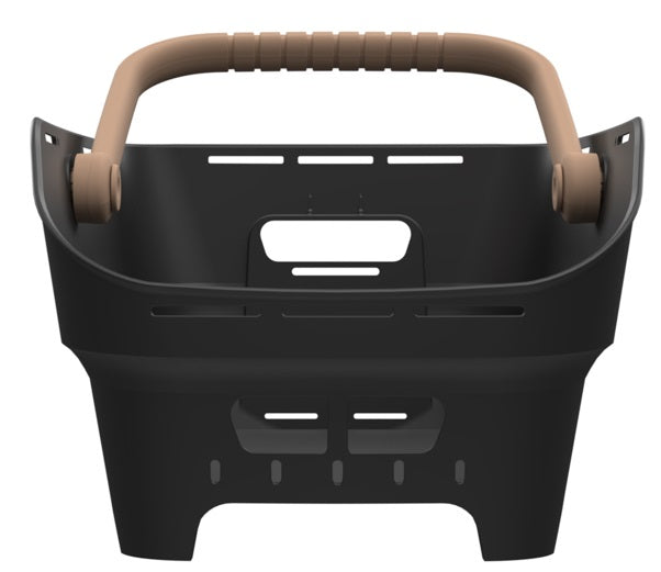 Fietsmand Basil Cento Neo MIK achter 46 x 23 x 14 cm - zwart