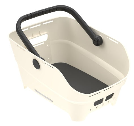 Fietsmand Basil Cento Neo MIK achter 46 x 23 x 14 cm - wit