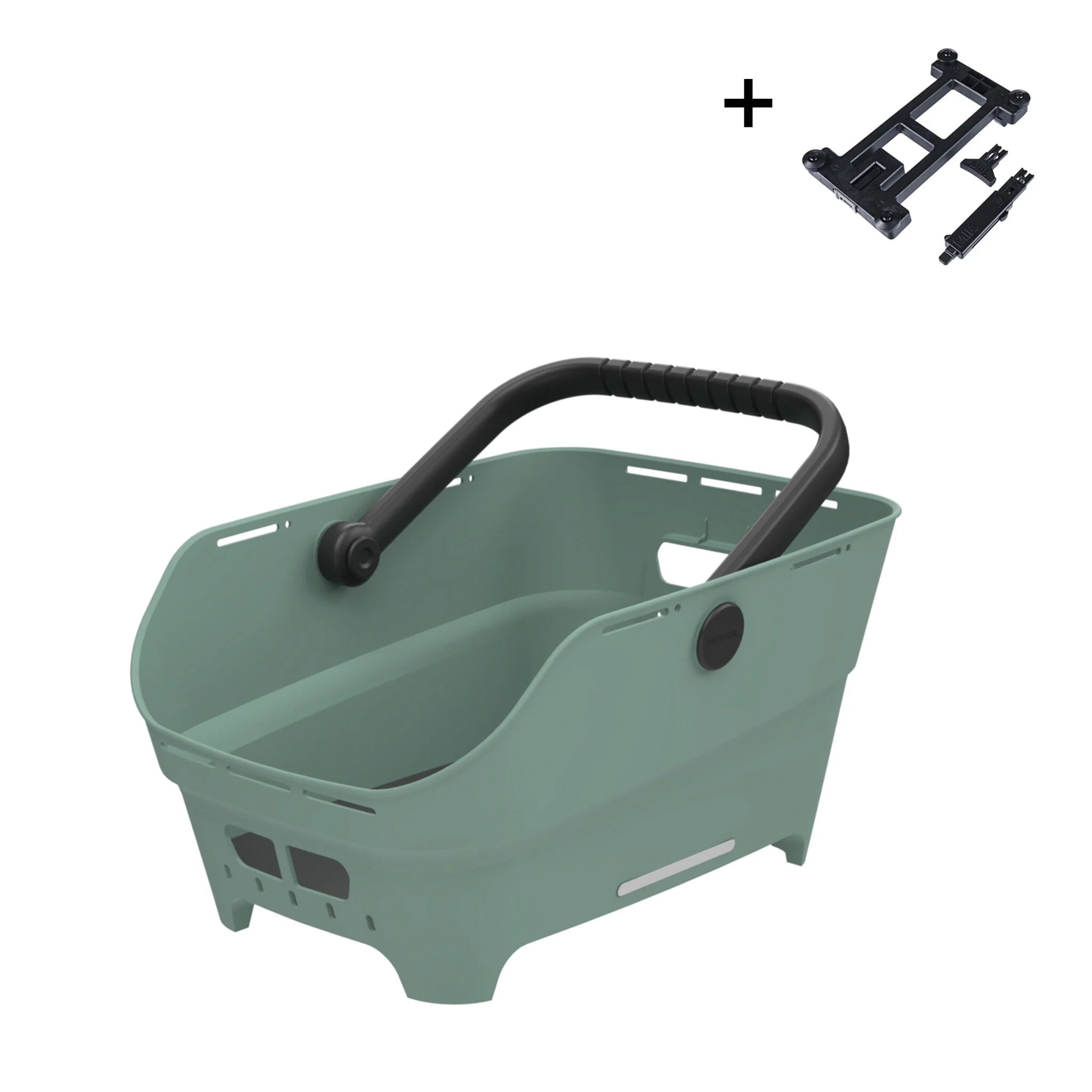 Fietsmand Basil Cento Neo MIK achter 46 x 23 x 14 cm - groen