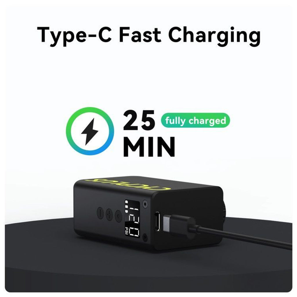 Elektrische accupomp Cycplus AS2 Ultra - zwart