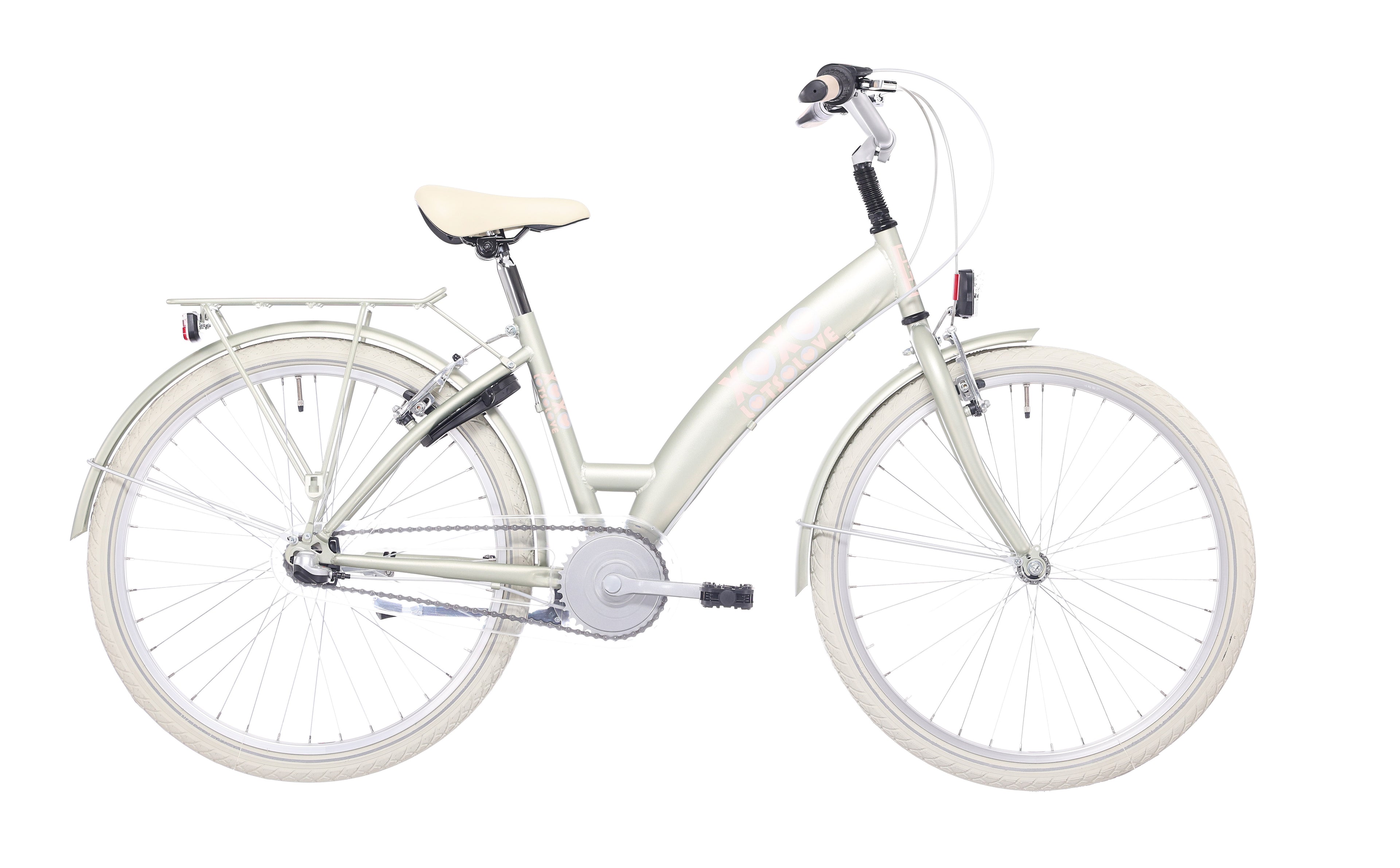 Kinderfiets Bikefun Lots of Love 26 inch met Nexus 3 versnelling/remnaaf - Desert Sage