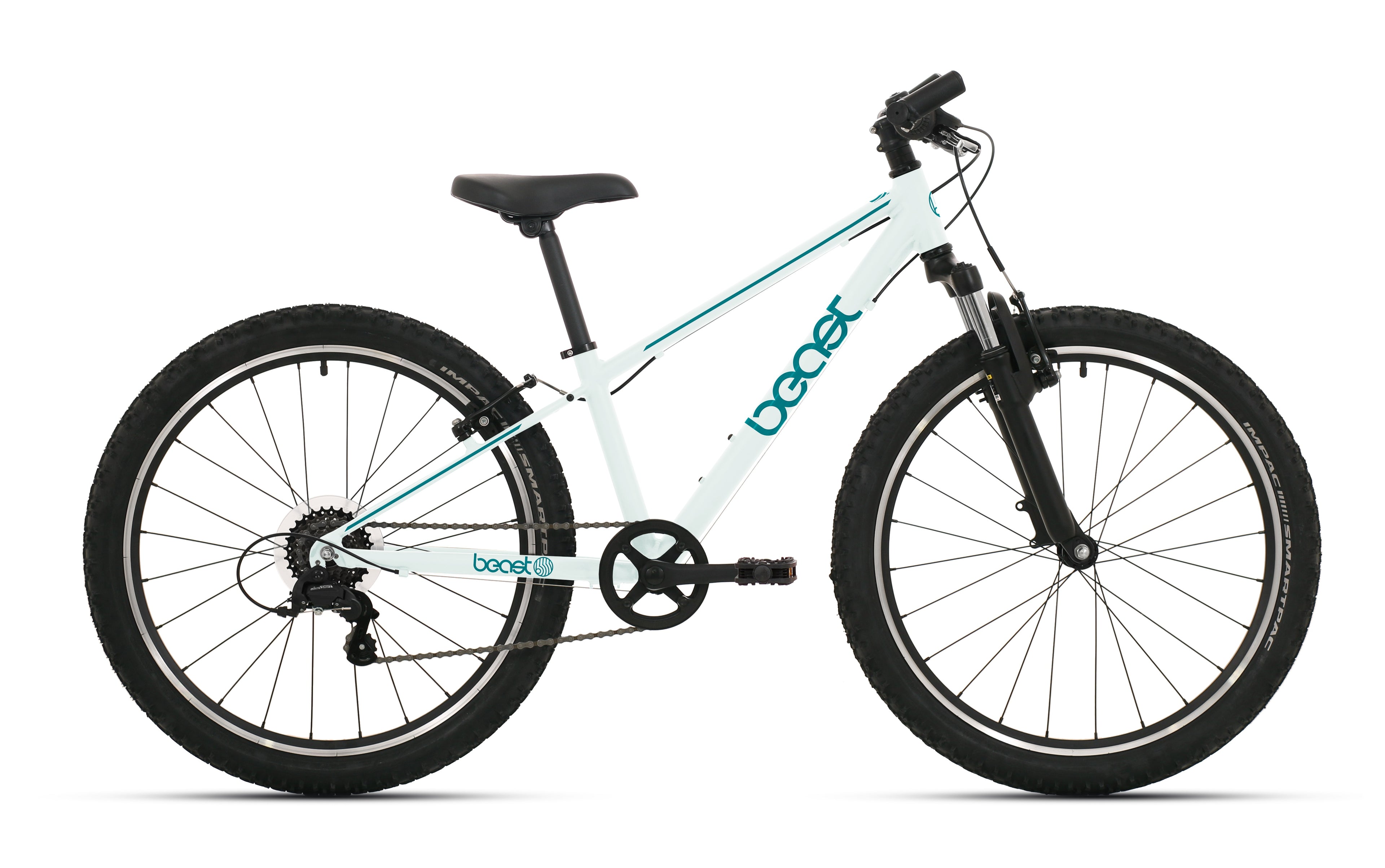 Kinderfiets Bikefun Beast 26 inch met Shimano 6 versnellingen en V-brakes - Seagrass