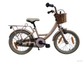 Kinderfiets Bikefun Girly 16 inch - met mandje en remnaaf - Roze