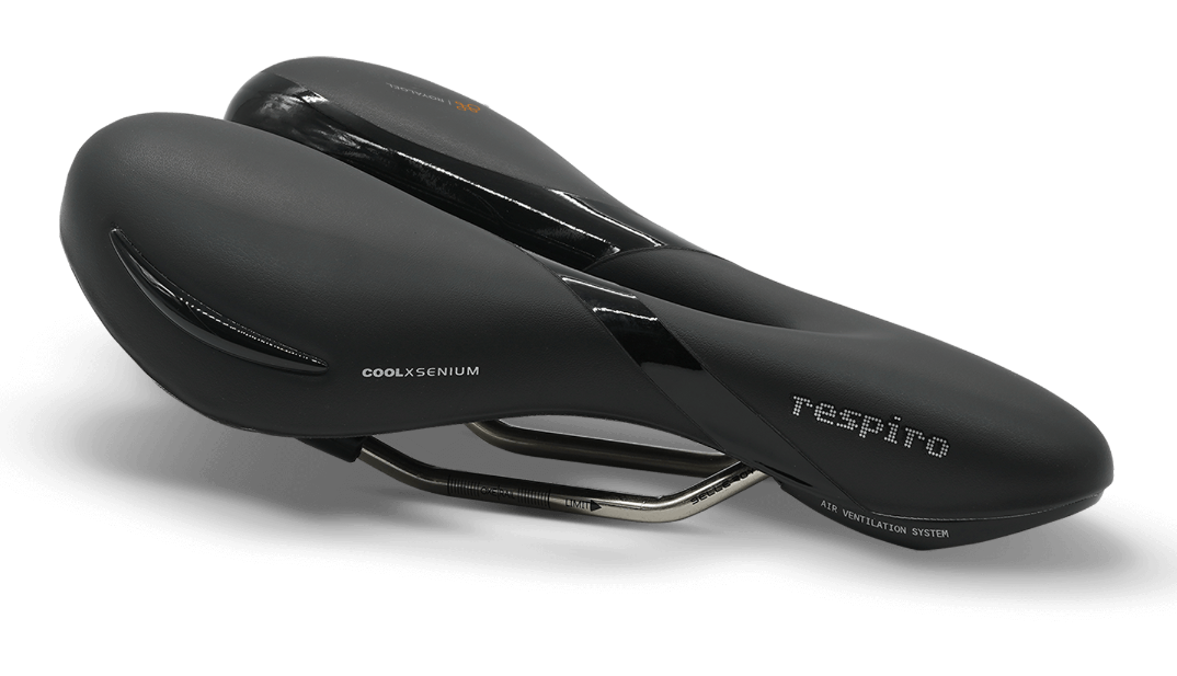 Fietszadel Selle Royal Respiro Moderate 60° - zwart
