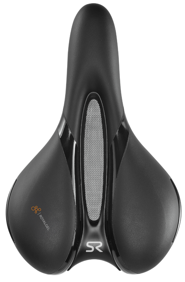 Fietszadel Selle Royal Respiro Moderate 60° - zwart