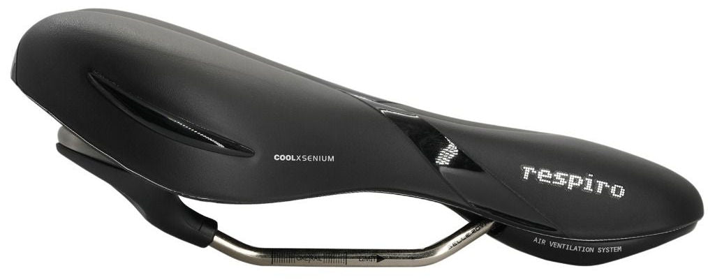 Fietszadel Selle Royal Respiro Moderate 60° - zwart