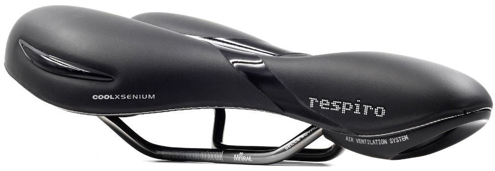 Fietszadel Selle Royal Respiro Moderate 60° - zwart