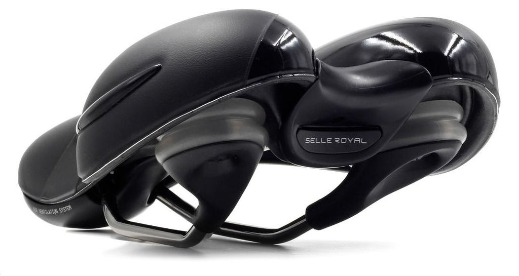 Fietszadel Selle Royal Respiro Moderate 60° - zwart