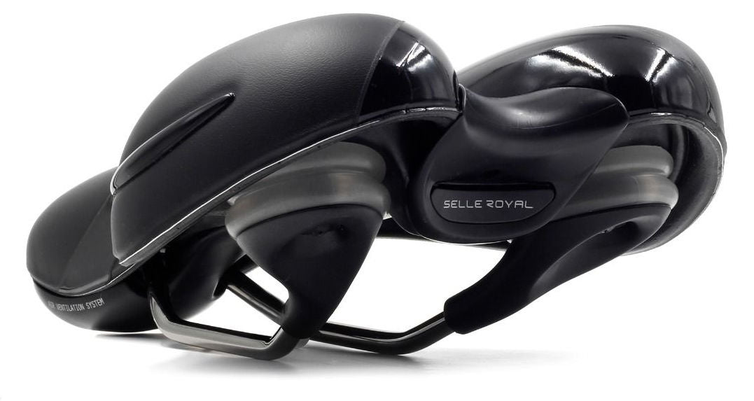 Fietszadel Selle Royal Respiro Moderate 60° - zwart