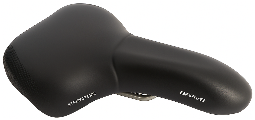 Fietszadel Selle Royal Brave Moderate 60° - zwart