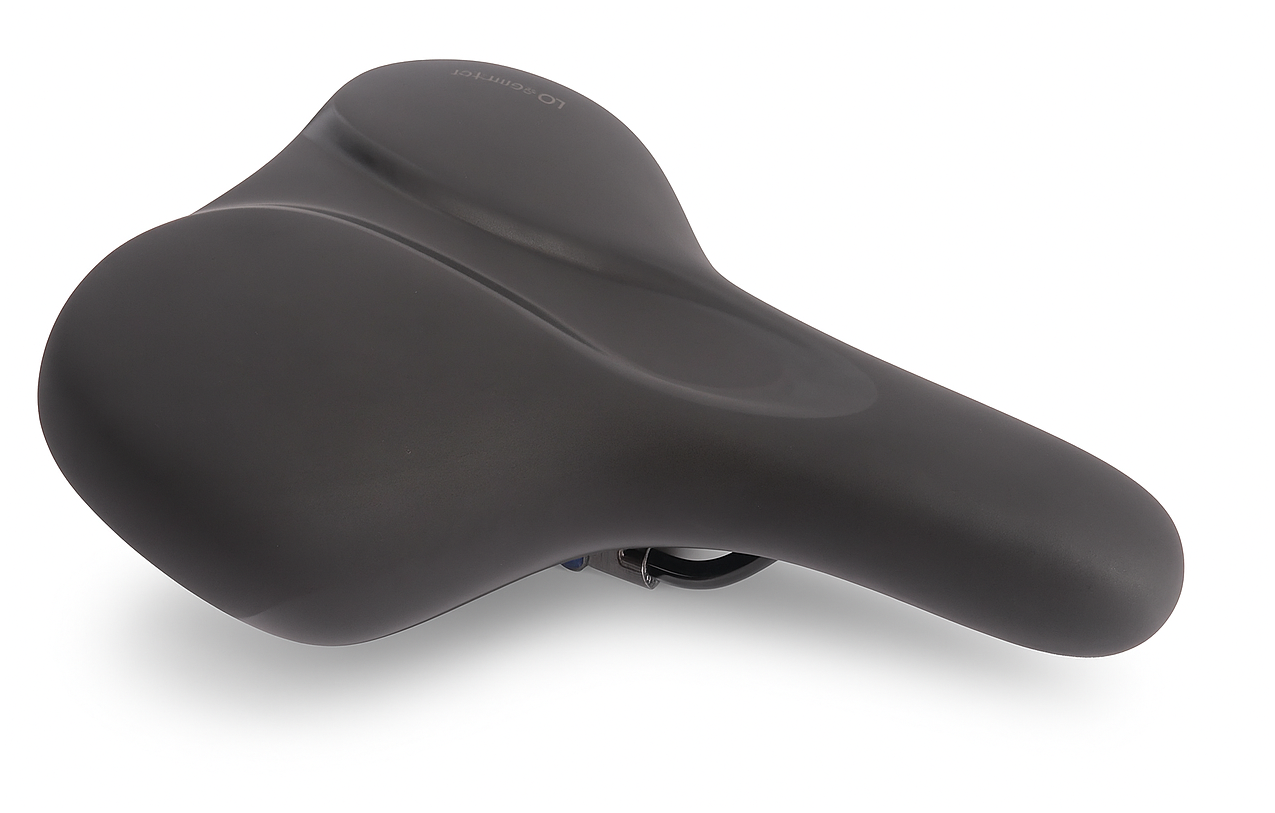 Fietszadel Selle Royal Rio Unitech Moderate 60° - zwart - werkplaatsverpakking