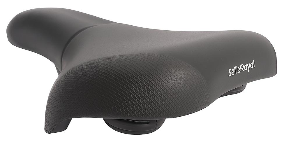 Fietszadel Selle Royal Brave Moderate 60° - zwart